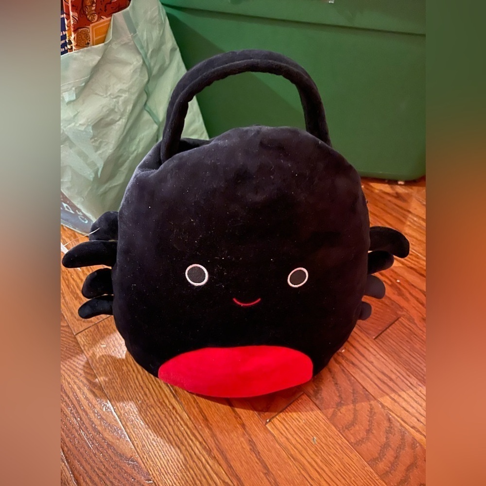 Squishmallows 12” Bella The Spider Black Red Halloween 2022 Plush Squishy RARE